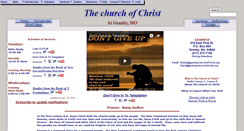 Desktop Screenshot of granbychurchofchrist.org